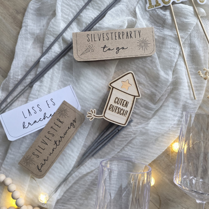SVG Laserdatei 6 Designs Mini Silvesterknaller Kracher Leuchtknaller Lichtdatei für Ballonlicht Silvester Neujahr Jahreswechsel SVG Datei – Bild 6