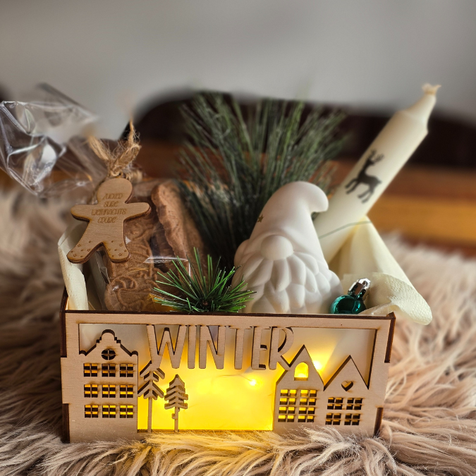3mm Geschenkbox für Kleinigkeiten Weihnachten Weihnachtsbox Geschenkkiste SVG Laser Datei Weihnachtsmarkt to go Geschenkidee Lichtbox – Bild 11