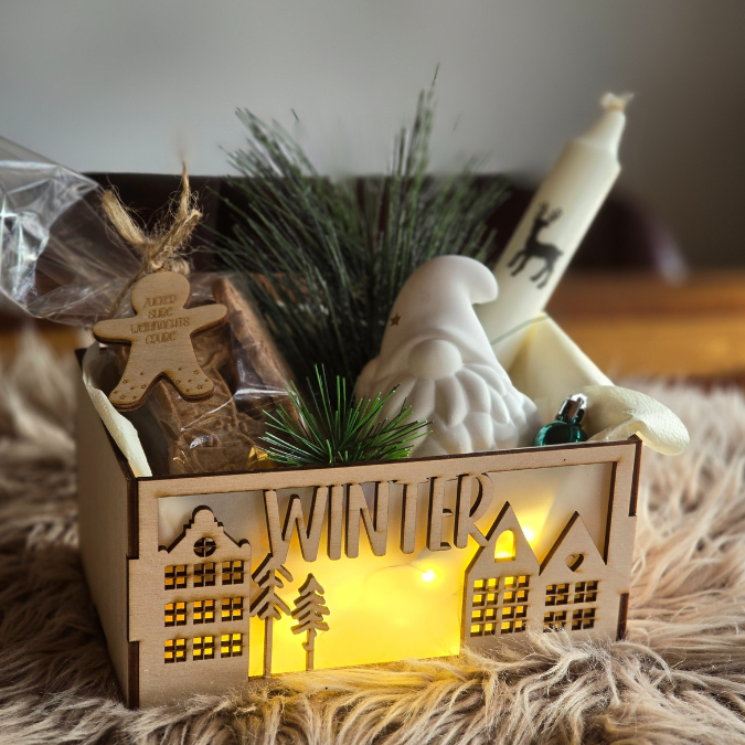 3mm Geschenkbox für Kleinigkeiten Weihnachten Weihnachtsbox Geschenkkiste SVG Laser Datei Weihnachtsmarkt to go Geschenkidee Lichtbox – Bild 12