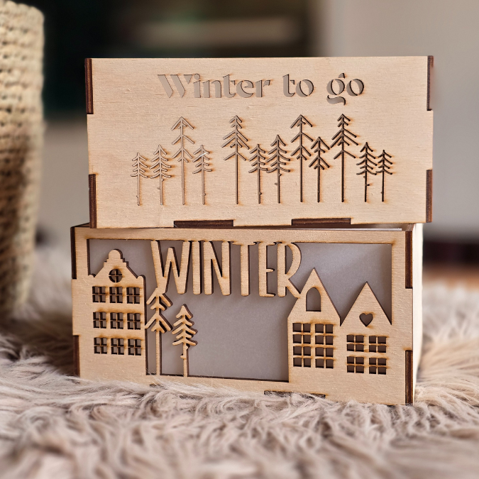 3mm Geschenkbox für Kleinigkeiten Weihnachten Weihnachtsbox Geschenkkiste SVG Laser Datei Weihnachtsmarkt to go Geschenkidee Lichtbox – Bild 6