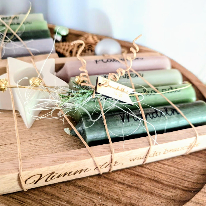 Nimm dir was du brauchst WINTER PDF Kerzen Tattoo Vorlage A4 Kerzentattoos zum selber drucken Kerzensticker Digitale Datei Herbstmomente – Bild 5