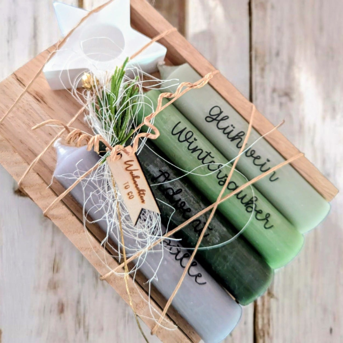 Nimm dir was du brauchst WINTER PDF Kerzen Tattoo Vorlage A4 Kerzentattoos zum selber drucken Kerzensticker Digitale Datei Herbstmomente – Bild 6