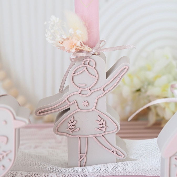 STL 3D Druck Datei 3er Set Balerina Vogel Haus für Reagenzglas Blumen Kerzen oder Geld Russische Weihnachten Skandi Christmas Deko Boho – Bild 5