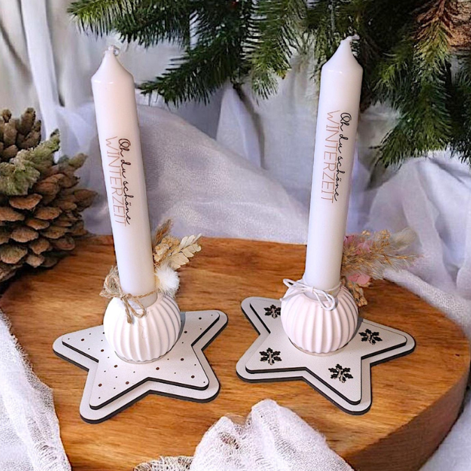 SVG Laserdatei 8 Designs LED Teelichthalter Sterne Kerzenständer Lichtdatei Stern Weihnachten Mitbringsel Skandi Scandichristmas SVG-Datei – Bild 21