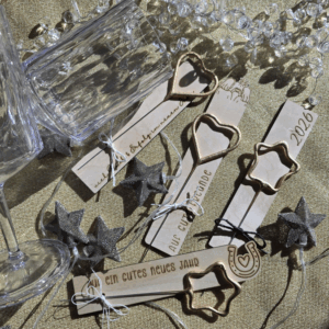 SVG Laserdatei 7 Designs plus Anhänger Wunderkerzenhalter Brett für Wunderkerzen Silvester Neujahr Jahreswechsel SVG Datei Mitbringsel Party