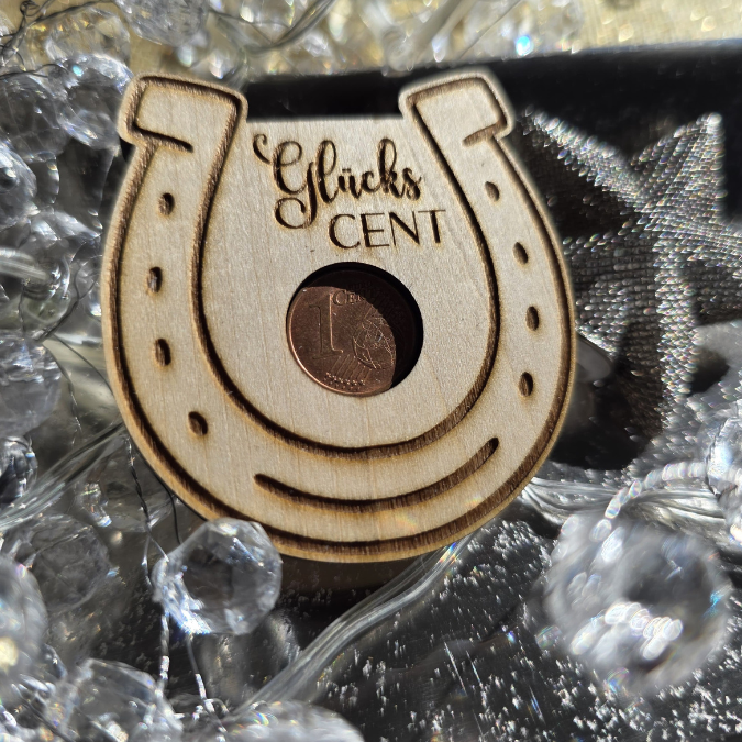 SVG Laserdatei Glückscent Halter für Centstücke 4 designs Glückspfennig Silvester Glück Glücksbringer Mitbringsel Silvester Neujahr Datei – Bild 11