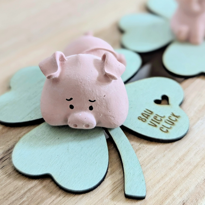 SVG Laserdatei Geschenkscheiben Glück Silvester Kleeblatt für Gießteile Kleinigkeiten Neujahr Jahreswechsel Mitbringsel Geschenkidee Datei – Bild 10