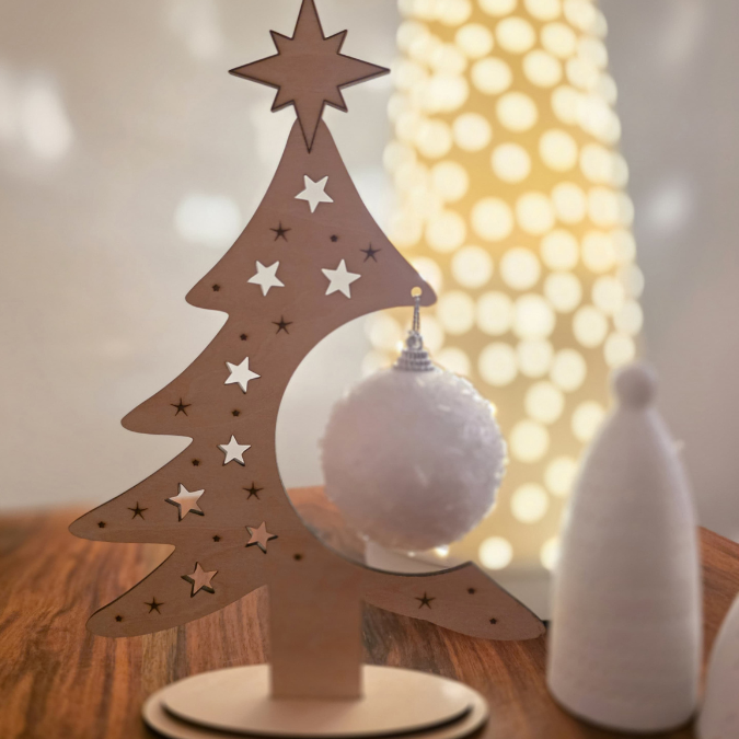 SVG Datei 3mm und 4mm Kugelbaum Laserdatei für Christbaumkugeln Weihnachten Nikolaus Christkind Geschenkidee Weihnachtsdeko Weihnachtsbaum – Bild 5