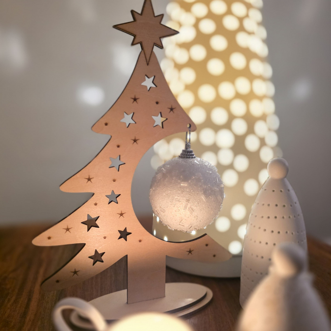 SVG Datei 3mm und 4mm Kugelbaum Laserdatei für Christbaumkugeln Weihnachten Nikolaus Christkind Geschenkidee Weihnachtsdeko Weihnachtsbaum – Bild 6