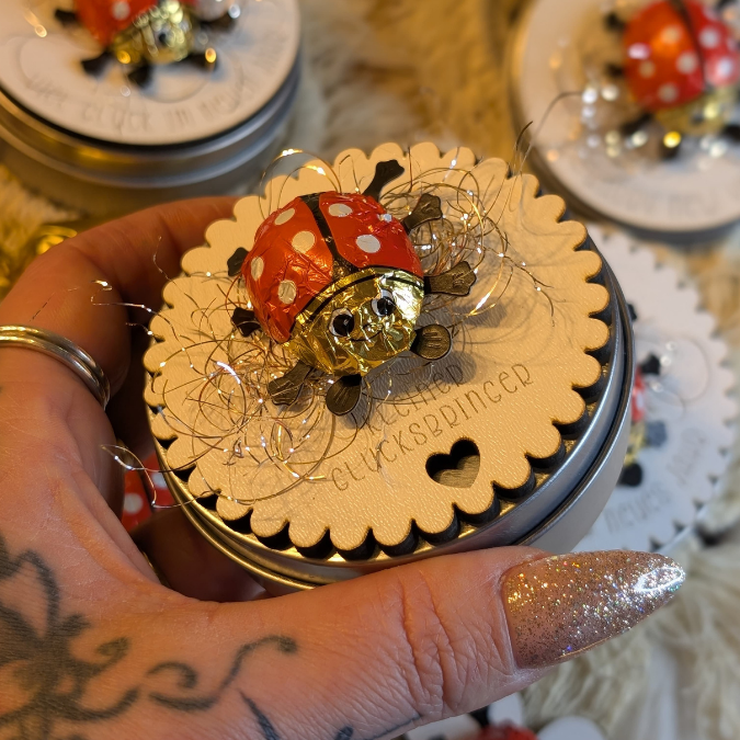 SVG Laserdatei Geschenkscheiben Glück Silvester Kleeblatt für Gießteile Kleinigkeiten Neujahr Jahreswechsel Mitbringsel Geschenkidee Datei – Bild 21