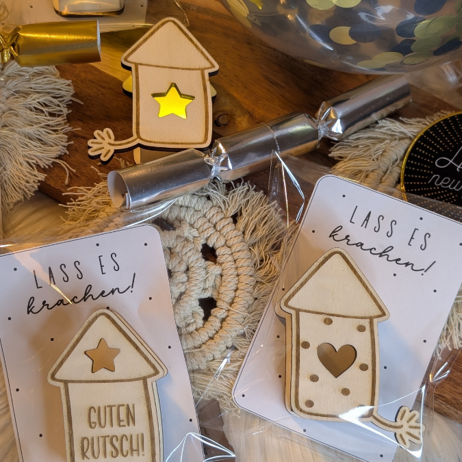 SVG Laserdatei 6 Designs Mini Silvesterknaller Kracher Leuchtknaller Lichtdatei für Ballonlicht Silvester Neujahr Jahreswechsel SVG Datei – Bild 20