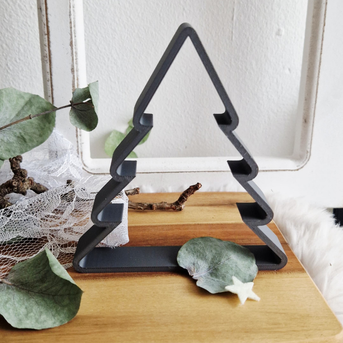 STL 3D Druck Datei 3er Set Tannenbaum in verschiedenen Größen Deko Weihnachtsdeko 3D-Datei 3D-Druck Vorlage Weihnachten Winter Advent – Bild 3
