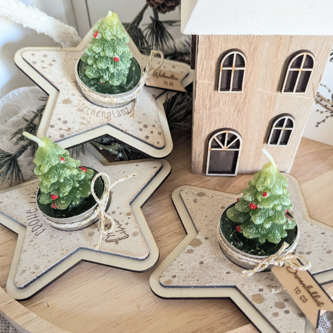 SVG Laserdatei 8 Designs LED Teelichthalter Sterne Kerzenständer Lichtdatei Stern Weihnachten Mitbringsel Skandi Scandichristmas SVG-Datei – Bild 28