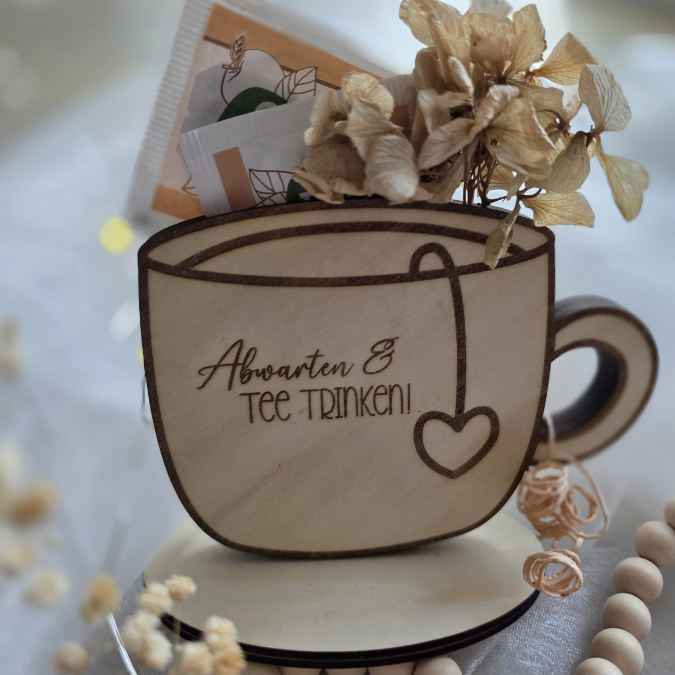 3mm Teetasse mit vielen Designs Geschenkidee Geldgeschenk Gutschein Teeliebe Glühwein Pudding Teebeutel SVG Laser Datei Weihnachtsmarkt Fest – Bild 8