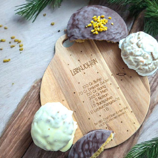SVG Laserdatei 3 Designs Lebkuchenrezept Lebkuchen Brettchen Dekobrett Küchendeko Weihnachten kleines Mitbringsel SVG Datei Lebkuchenmann – Bild 26