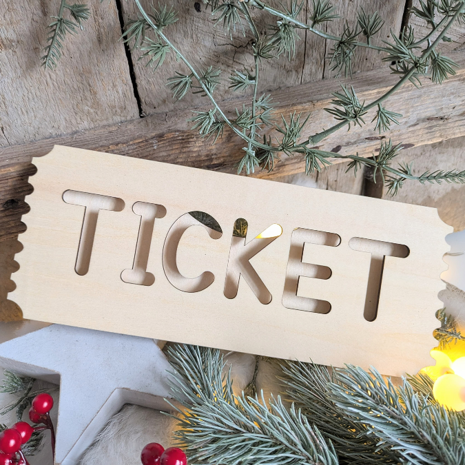 SVG Laser Datei Verpackung für Konzerttickets Tickets Konzertkarten Musik Festival Geschenkidee Weihnachtsgeschenk personalisierbar Konzert – Bild 7