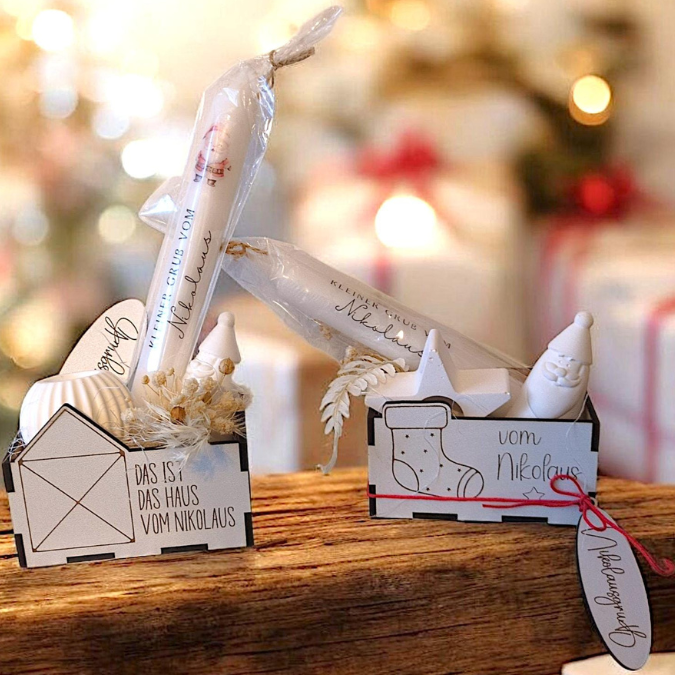 3mm und 4mm Nikolausbox Geschenkbox für Kleinigkeiten Nikolaus Nikolaustag Nikolausgeschenk SVG Laser Datei Weihnachten Geschenkidee – Bild 26
