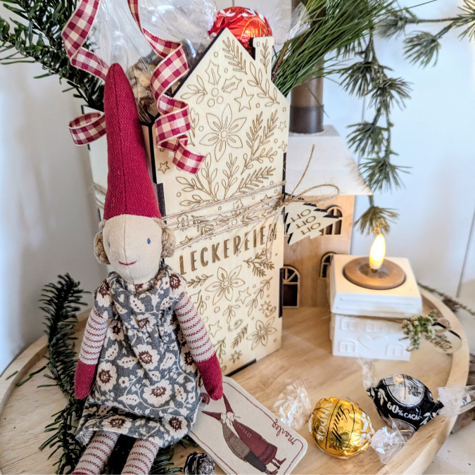 3mm 4mm SVG Laserdatei Weihnachts Geschenkbox Nussknacker Box für Flaschen oder Süßigkeiten Kiste inkl Geschenkanhänger Geschenkidee Weihnachten Winter – Bild 30