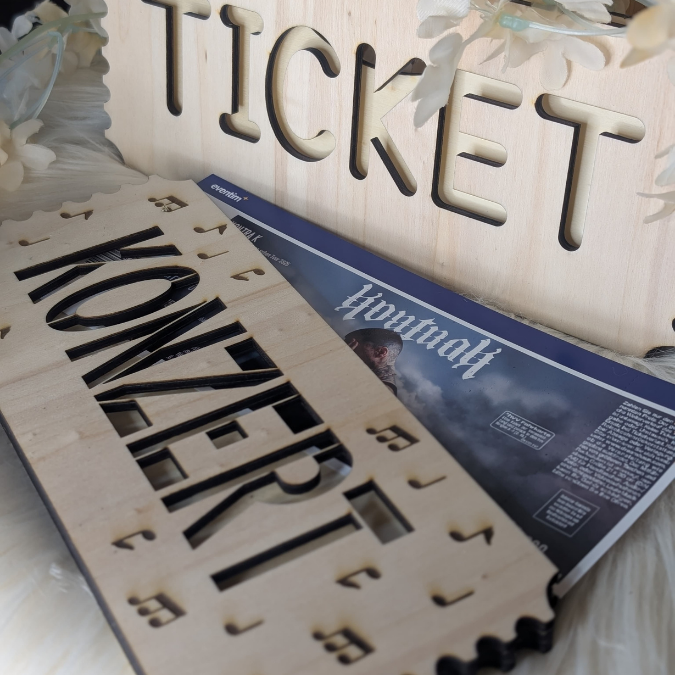 SVG Laser Datei Verpackung für Konzerttickets Tickets Konzertkarten Musik Festival Geschenkidee Weihnachtsgeschenk personalisierbar Konzert – Bild 19