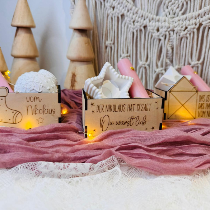 3mm und 4mm Nikolausbox Geschenkbox für Kleinigkeiten Nikolaus Nikolaustag Nikolausgeschenk SVG Laser Datei Weihnachten Geschenkidee – Bild 27