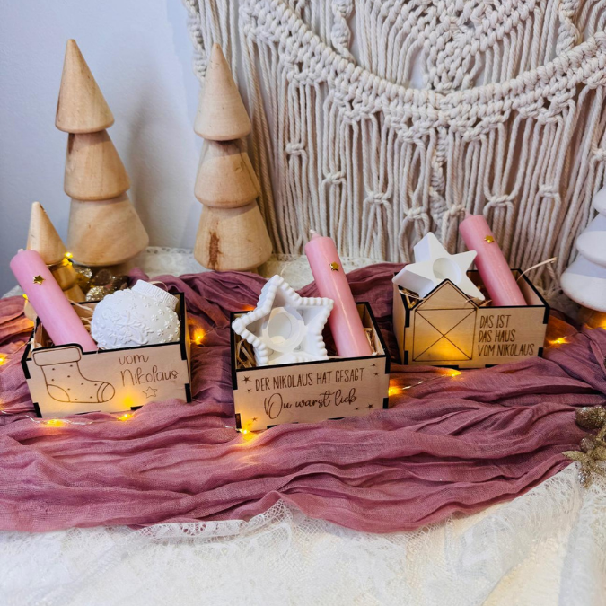 3mm und 4mm Nikolausbox Geschenkbox für Kleinigkeiten Nikolaus Nikolaustag Nikolausgeschenk SVG Laser Datei Weihnachten Geschenkidee – Bild 14