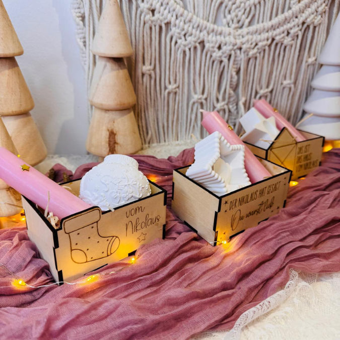 3mm und 4mm Nikolausbox Geschenkbox für Kleinigkeiten Nikolaus Nikolaustag Nikolausgeschenk SVG Laser Datei Weihnachten Geschenkidee – Bild 15