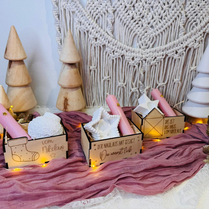 3mm und 4mm Nikolausbox Geschenkbox für Kleinigkeiten Nikolaus Nikolaustag Nikolausgeschenk SVG Laser Datei Weihnachten Geschenkidee – Bild 16