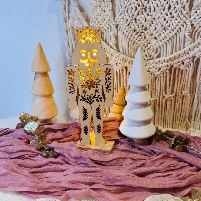 SVG Laser Datei Nussknacker Lichtnussknacker für Transparentpapier Lichterkette Lichtdatei Leuchtdatei Laserdatei SVG Datei Russisch skandi – Bild 14