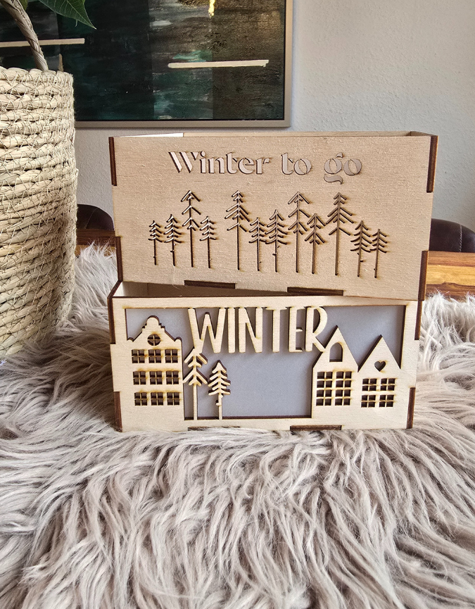 3mm Geschenkbox für Kleinigkeiten Weihnachten Weihnachtsbox Geschenkkiste SVG Laser Datei Weihnachtsmarkt to go Geschenkidee Lichtbox – Bild 10