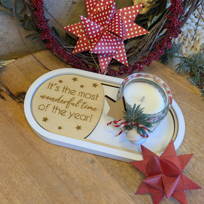 SVG Laserdatei 6 Designs Einleger ovales Dekotablett Dekoteller Weihnachten Geschenkidee Raysin Keraflott Winter SVG Datei – Bild 16