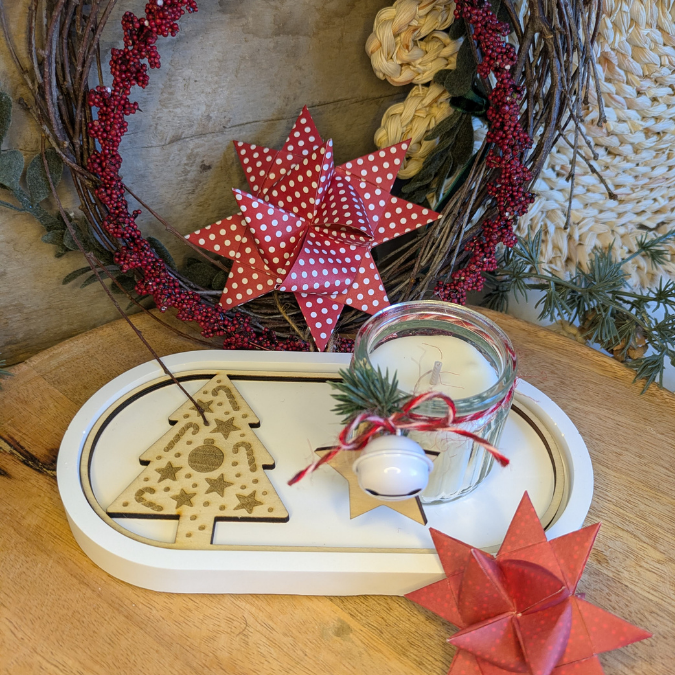 SVG Laserdatei 6 Designs Einleger ovales Dekotablett Dekoteller Weihnachten Geschenkidee Raysin Keraflott Winter SVG Datei – Bild 17