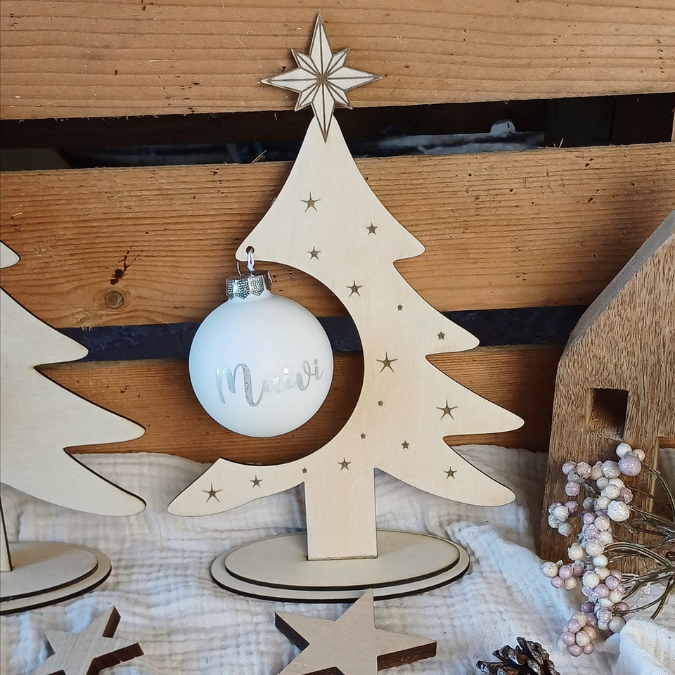 SVG Datei 3mm und 4mm Kugelbaum Laserdatei für Christbaumkugeln Weihnachten Nikolaus Christkind Geschenkidee Weihnachtsdeko Weihnachtsbaum – Bild 12