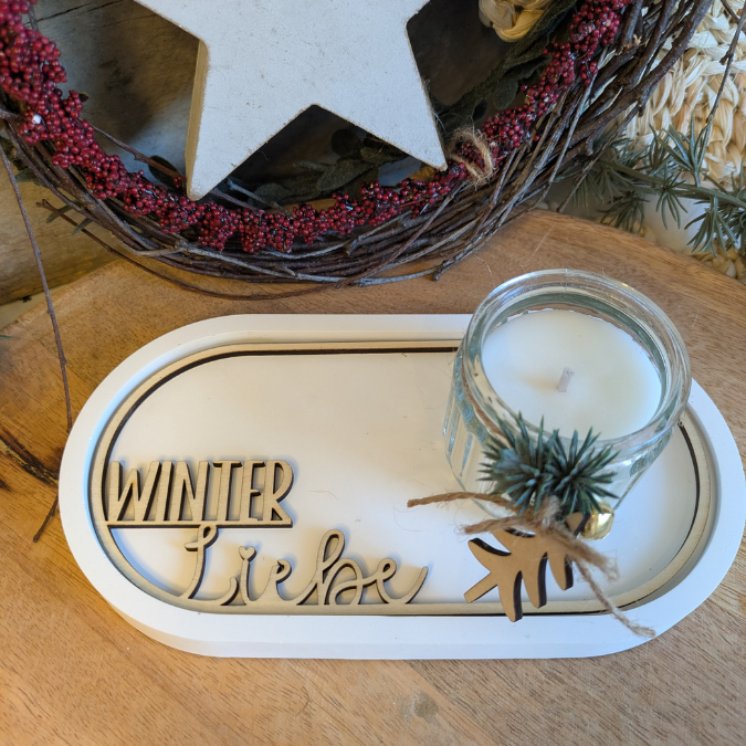 SVG Laserdatei 6 Designs Einleger ovales Dekotablett Dekoteller Weihnachten Geschenkidee Raysin Keraflott Winter SVG Datei – Bild 19