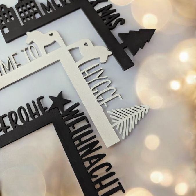 SVG Laserdatei 3 Designs Türrahmen Kanten Weihnachtsdeko Hygge Dala Weihnachten Türdeko Tür Türkante Wohnzimmer hyggelig Winter SVG Datei – Bild 8