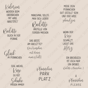 SVG Laser Datei Gravur Raclette Untersetzer Schaber lustig Geschenkidee Weihnachten Weihnachtsbundle Gravurbundle Pfännchen Pfanne