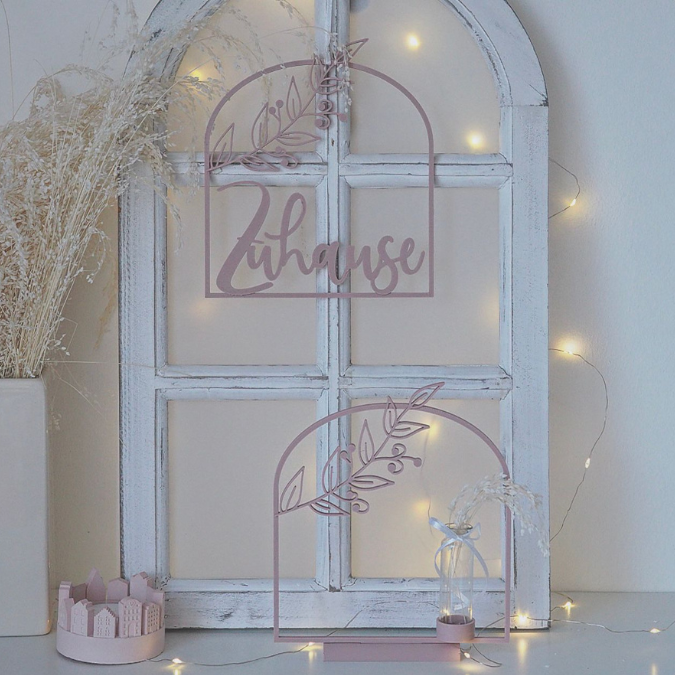 STL 3D Druck Datei 2 Designs Kranz Zuhause floral und Aufsteller mit Halter für Glasvase od. LED Kerze Deko 3D-Datei 3D-Druck Vorlage