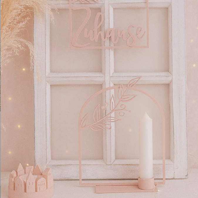 STL 3D Druck Datei 2 Designs Kranz Zuhause floral und Aufsteller mit Halter für Glasvase od. LED Kerze Deko 3D-Datei 3D-Druck Vorlage – Bild 5