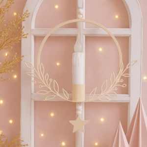 STL 3D Druck Datei 3 Designs Kranz Floral mit Halter für LED-Kerze und Anhänger Wanddeko Sonnenfänger Homedecor Deko 3D-Datei 3D-Druck