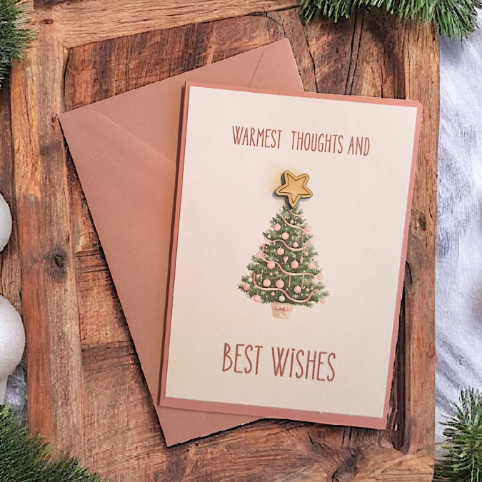 Postkarten Druckvorlage 2 Designs Miracles and wonder Best wishes Weihnachten PDF Karte Geschenkkarte Printable Postkarte – Bild 4