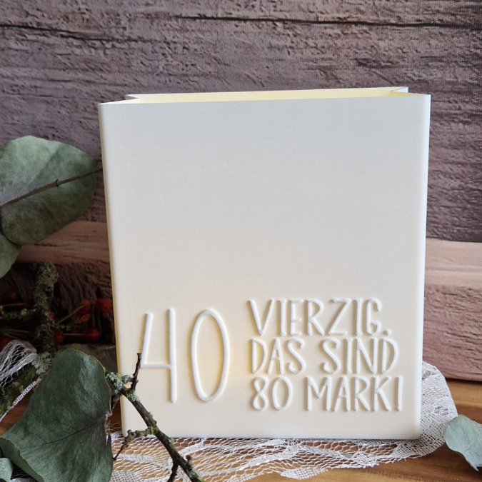 13 Designs STL 3D Druck Datei Geburtstag Geburtstagstüten skalierbar 16 18 20 29+ 30 39 40 50 60 66 70 80 90 happy birthday 3D-Druck Datei – Bild 21