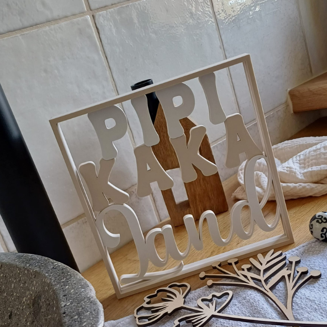 STL 3D Druck Datei Aufsteller und Wanddeko Pipi Kaka Land lustig humor klo WC 3 Stück zum Aufstellen oder hängen 3D-Datei 3D-Druck Vorlage – Bild 2