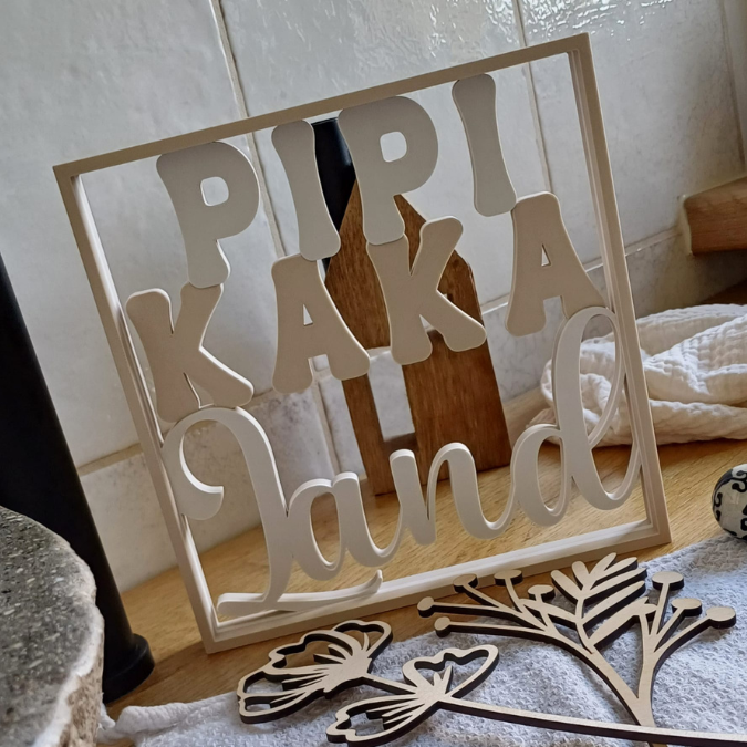 STL 3D Druck Datei Aufsteller und Wanddeko Pipi Kaka Land lustig humor klo WC 3 Stück zum Aufstellen oder hängen 3D-Datei 3D-Druck Vorlage – Bild 3