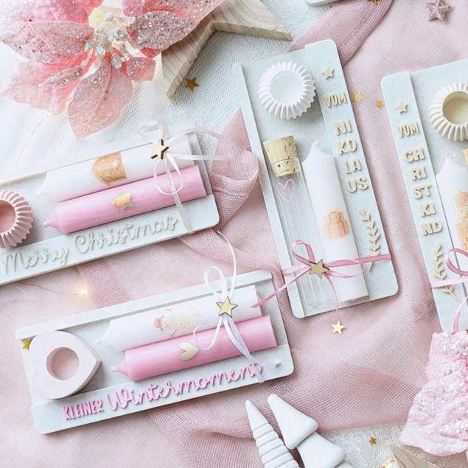 STL 3D Druck Datei Kerzenhalter Kerzenset 10er Kerzenverpackung Deko Weihnachtsdeko 3D-Datei 3D-Druck Vorlage Advent Geschenkidee Mitbringse – Bild 11