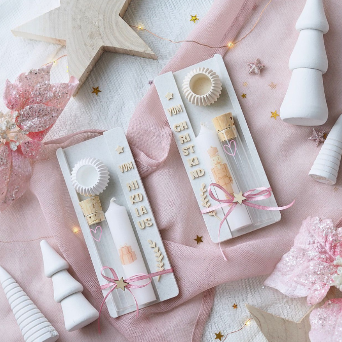 STL 3D Druck Datei Kerzenhalter Kerzenset 10er Kerzenverpackung Deko Weihnachtsdeko 3D-Datei 3D-Druck Vorlage Advent Geschenkidee Mitbringse – Bild 4