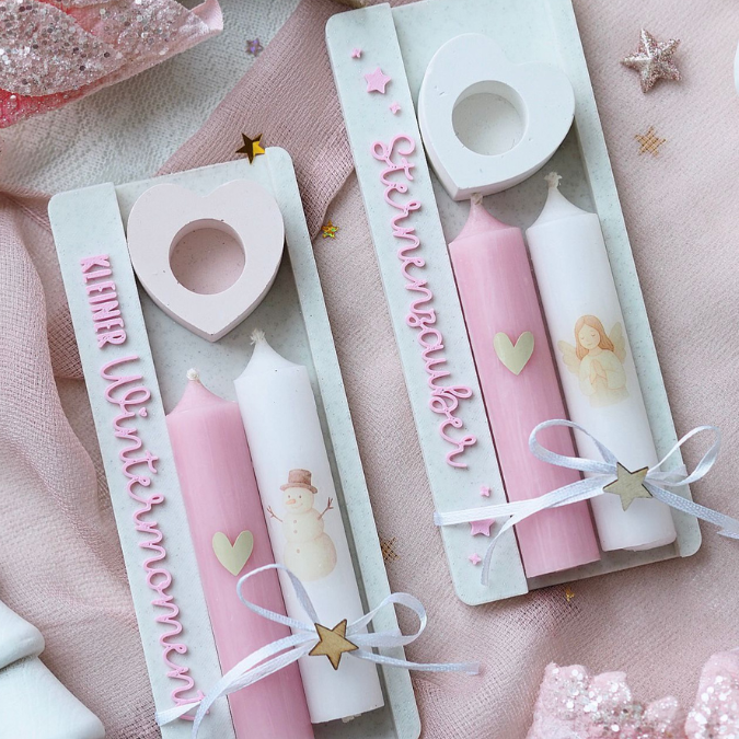 STL 3D Druck Datei Kerzenhalter Kerzenset 10er Kerzenverpackung Deko Weihnachtsdeko 3D-Datei 3D-Druck Vorlage Advent Geschenkidee Mitbringse – Bild 7