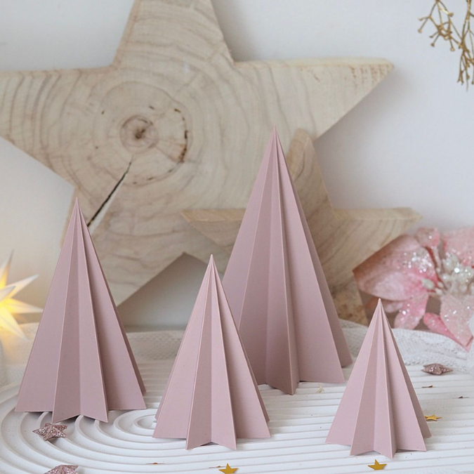STL 3D Druck Datei 4 Größen Baum Weihnachtsbaum Tannenbaum schlicht elegant modern Deko Weihnachtsdeko 3D-Datei 3D-Druck Vorlage Weihnachten – Bild 4