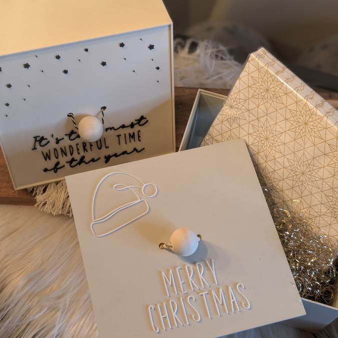 STL 3D Druck Datei Geschenkboxen 170x170 in 2 Höhen mit 4 Deckel Designs 3D-Datei 3D-Druck Vorlage Weihnachten Box Schachtel Geschenkbox – Bild 10