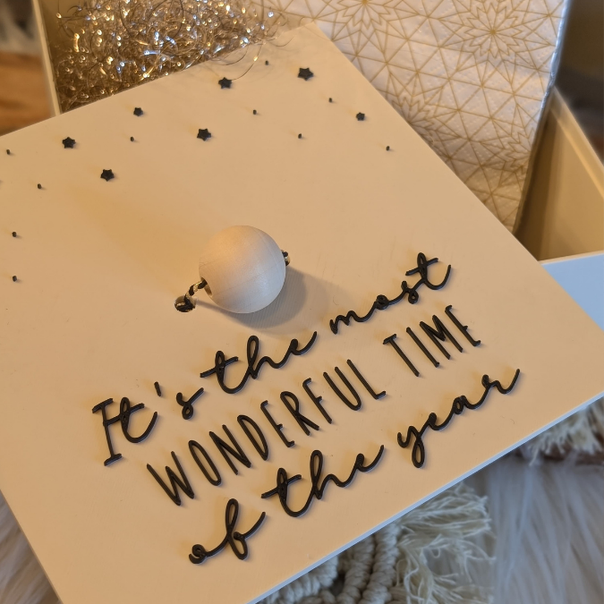 STL 3D Druck Datei Geschenkboxen 170x170 in 2 Höhen mit 4 Deckel Designs 3D-Datei 3D-Druck Vorlage Weihnachten Box Schachtel Geschenkbox – Bild 5