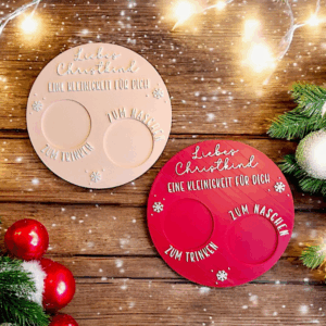 STL 3D Druck Datei Christkind Teller Christkindteller Deko Weihnachtsdeko 3D-Datei 3D-Druck Vorlage Weihnachten Winter Advent Heilige Nacht