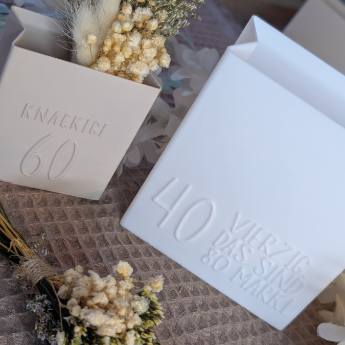 13 Designs STL 3D Druck Datei Geburtstag Geburtstagstüten skalierbar 16 18 20 29+ 30 39 40 50 60 66 70 80 90 happy birthday 3D-Druck Datei – Bild 8